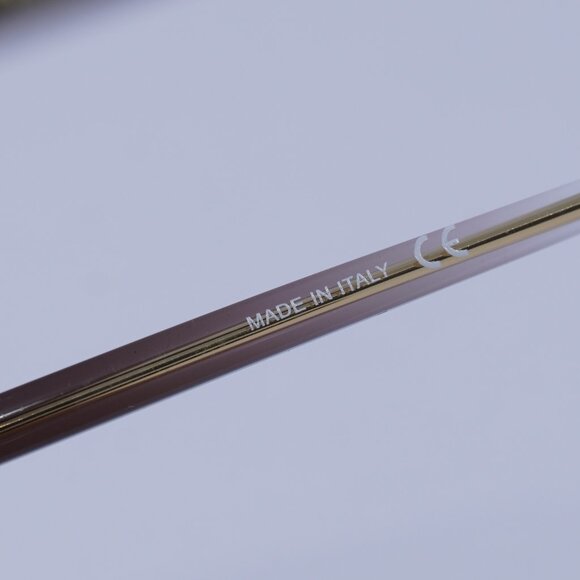 Chloe CH0032O 002 Eyeglasses Brown Gradient 55mm Round Frame - Picture 9 of 11